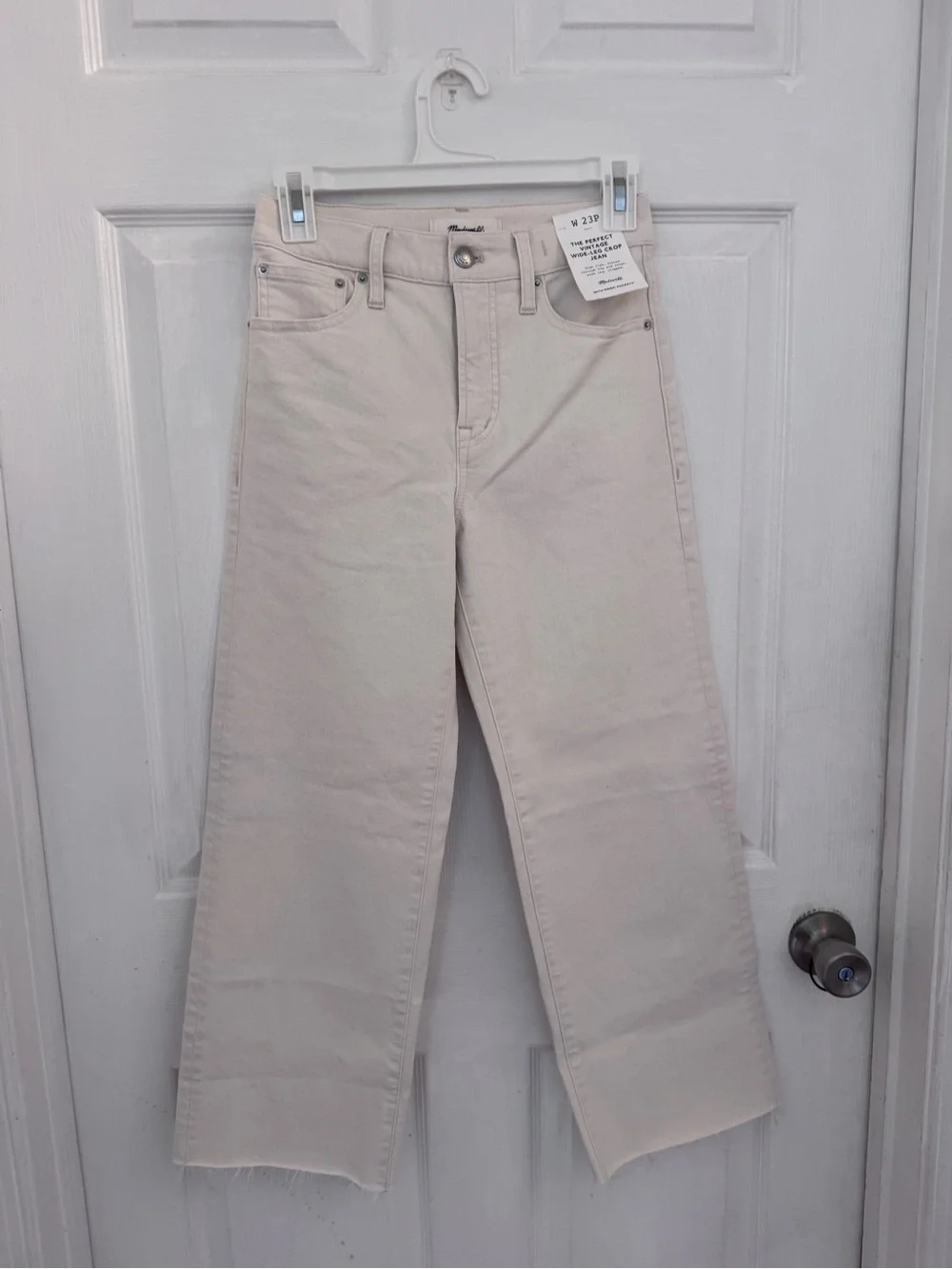 Madewell cream wide
